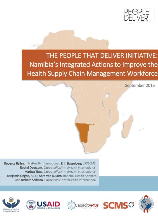Namibia’s Integrated Actions to Improve the Health Supply Chain Management Workforce