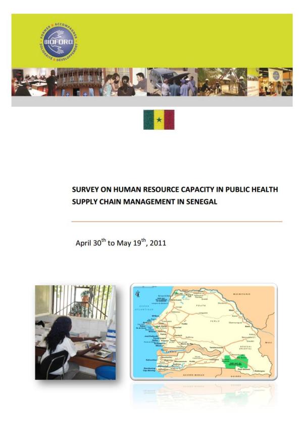 Senegal Country Survey EN, April-May 2011