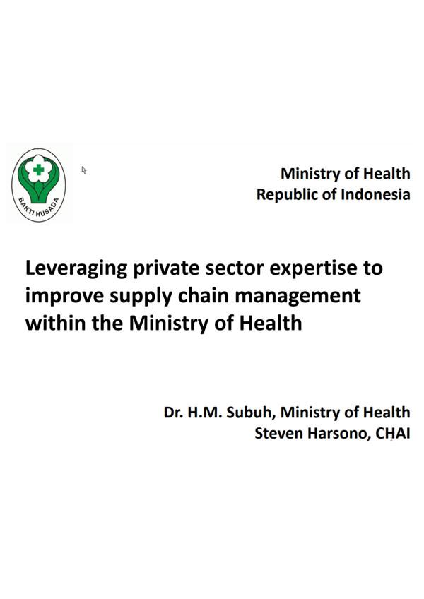 Leveraging Private Sector Expertise
