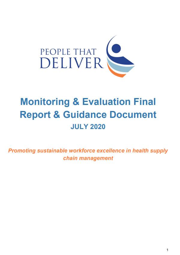 Monitoring & Evaluation Final Report and Guidance Document