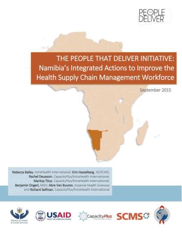 Namibia’s Integrated Actions to Improve the Health Supply Chain Management Workforce