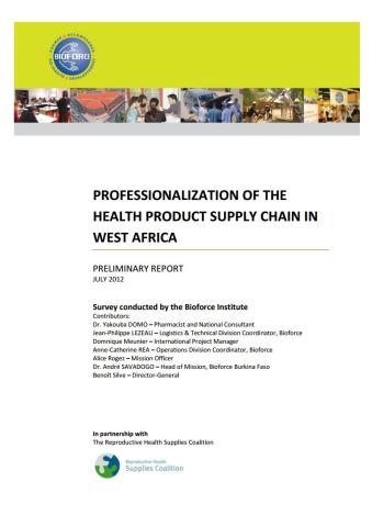 West African Region Survey, FR, July 2012