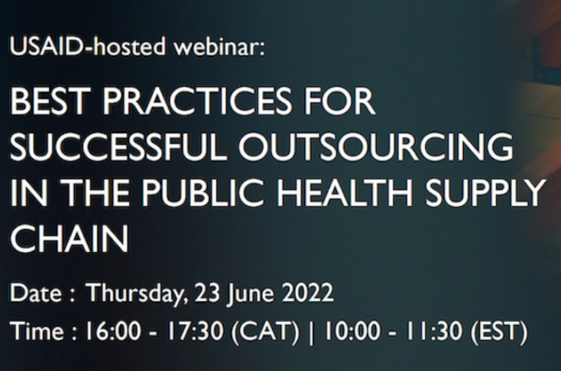 Best practices for successful outsourcing in the public health supply chain